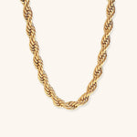 Mila Gedrehte Halskette in Gold