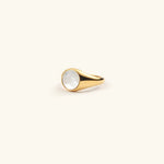 Perlmuttring in Gold