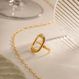 Noelle Unregelmäßiger Ring in Gold