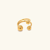 Plutos Umlaufbahn Ring in Gold