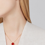 KLEEBLATT | Rote Halskette