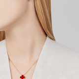 KLEEBLATT | Rote Halskette