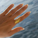 Rio Schneckenhaus-Ring in Gold