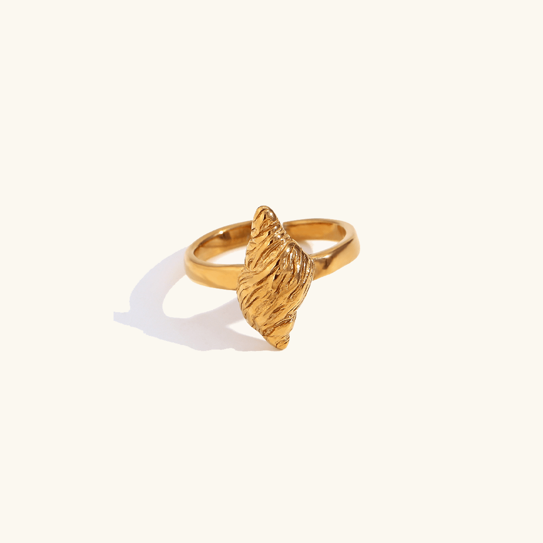 Rio Schneckenhaus-Ring in Gold