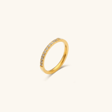 Sage Minimalistischer Ring in Gold