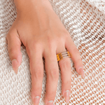 Serenity Glitzernder Ring in Gold