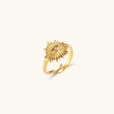 Solana Sonnenstrahl Ring in Gold