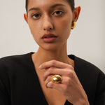 Thora Gehämmerter Ring in Gold