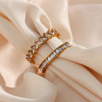 Unna Minimalistischer Ring in Gold