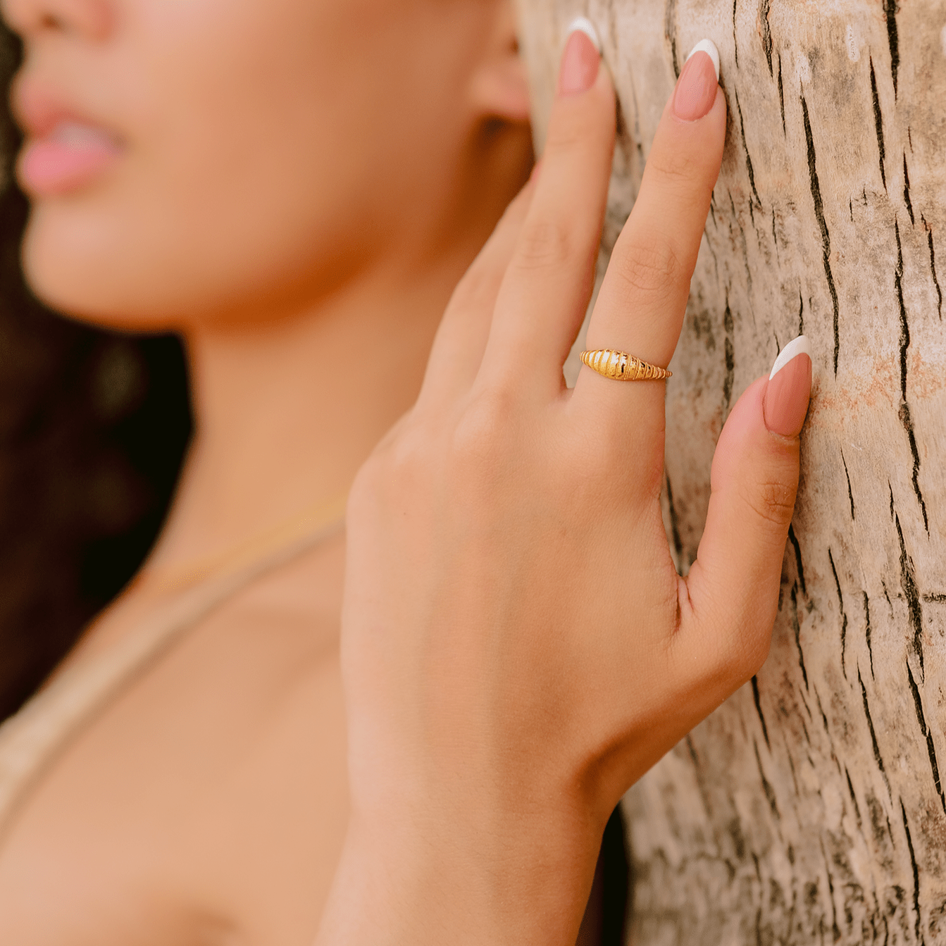 Venn Minimalistischer Ring